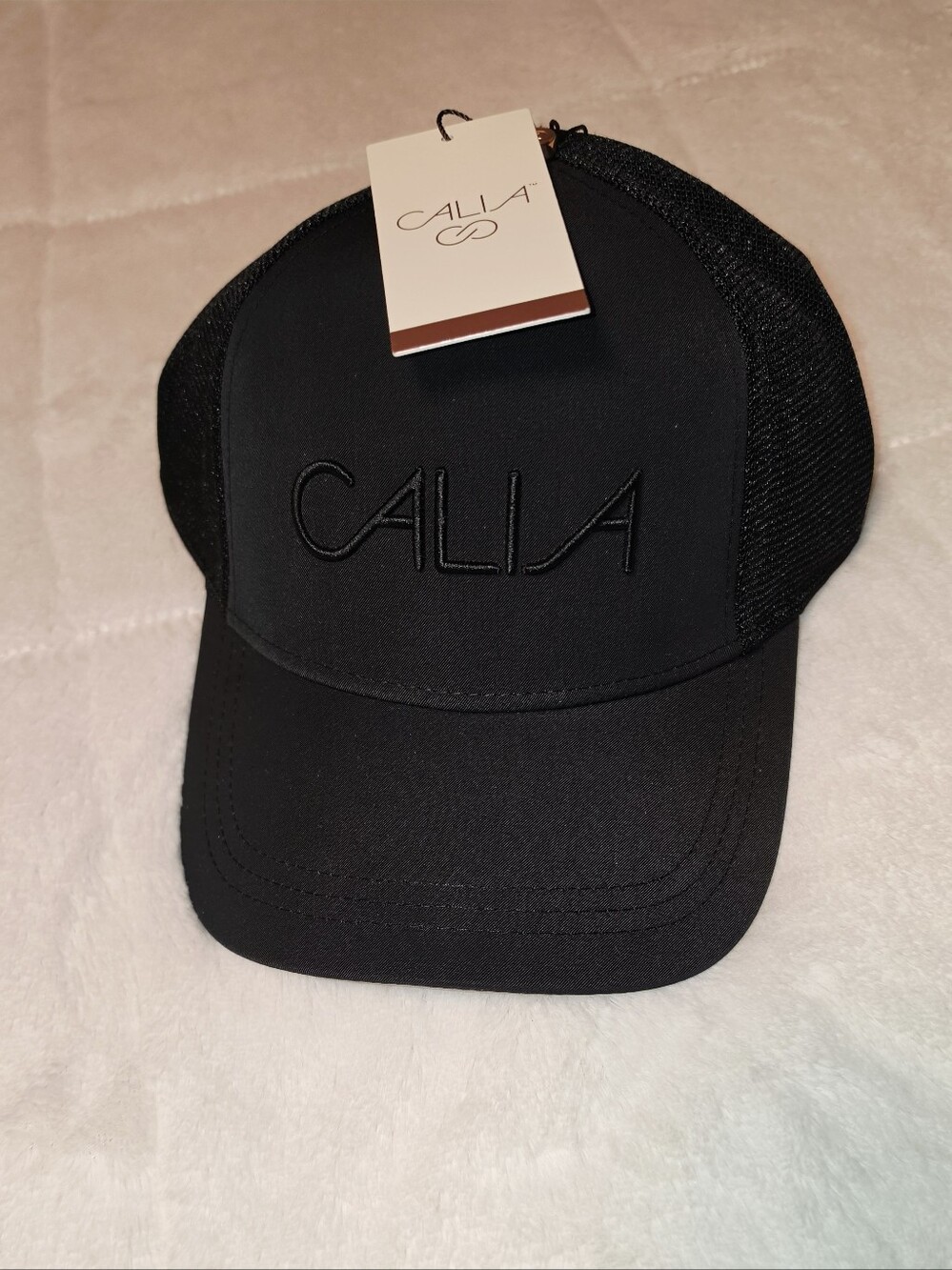 CALIA by Carrie Underwood Black Logo Mesh Baseball Cap (H1-22)